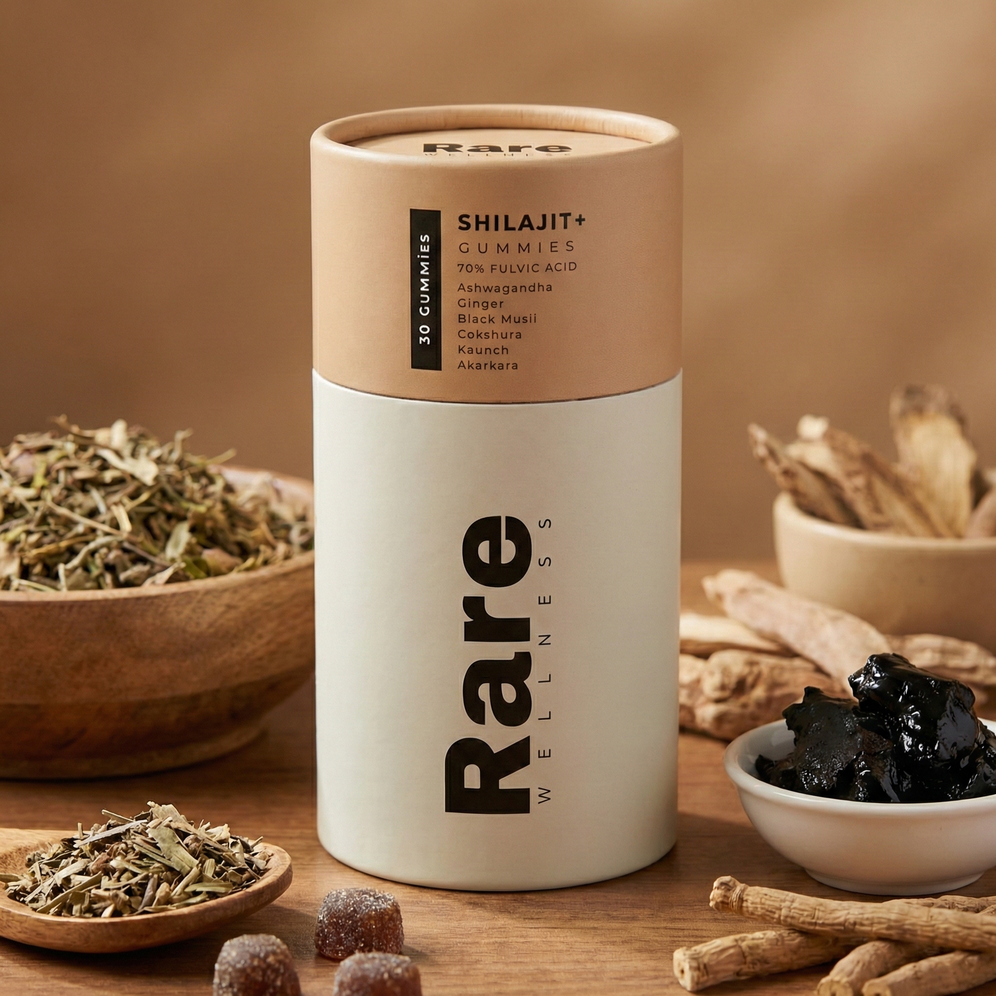 Shilajit+ Gummies for Vitality , Strength and Stamina - Set of 2 ( Total 60 Gummies)